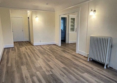 Floor plan for 2 beds, 1 bath, 650 sqft